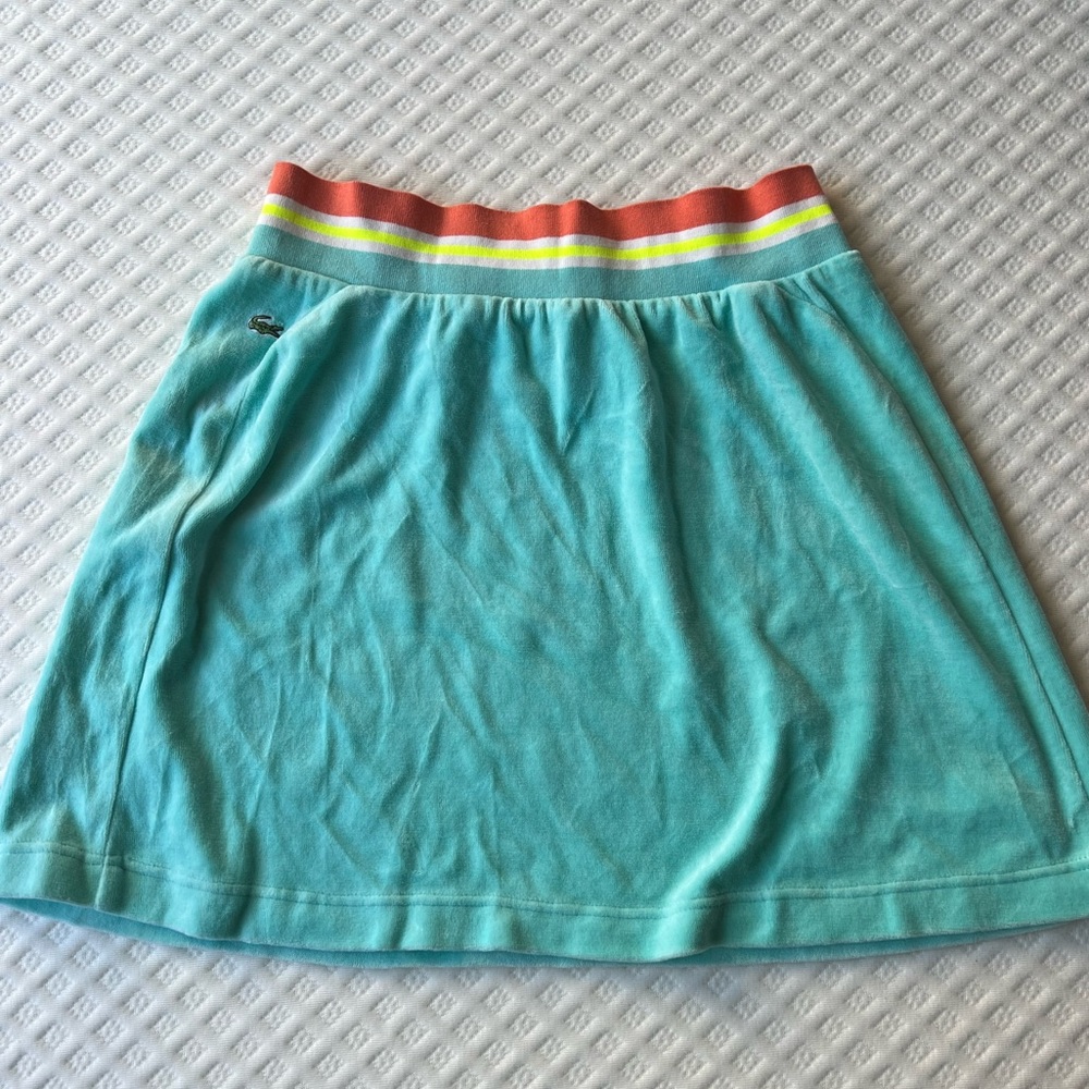 Lacoste sea green Tennis skirt